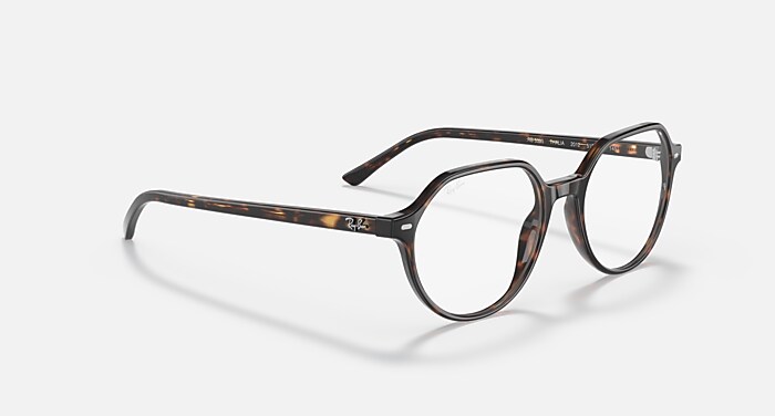 THALIA OPTICS Polarized Eyeglasses with Havana and Clear (49-18