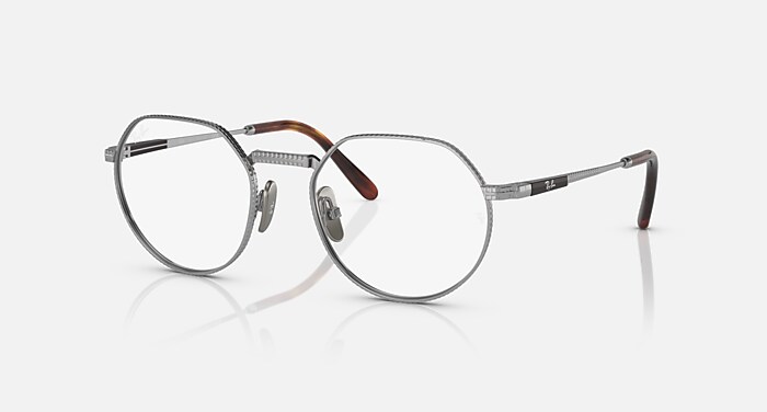 JACK II TITANIUM OPTICS Eyeglasses with Silver Frame - RB8265V