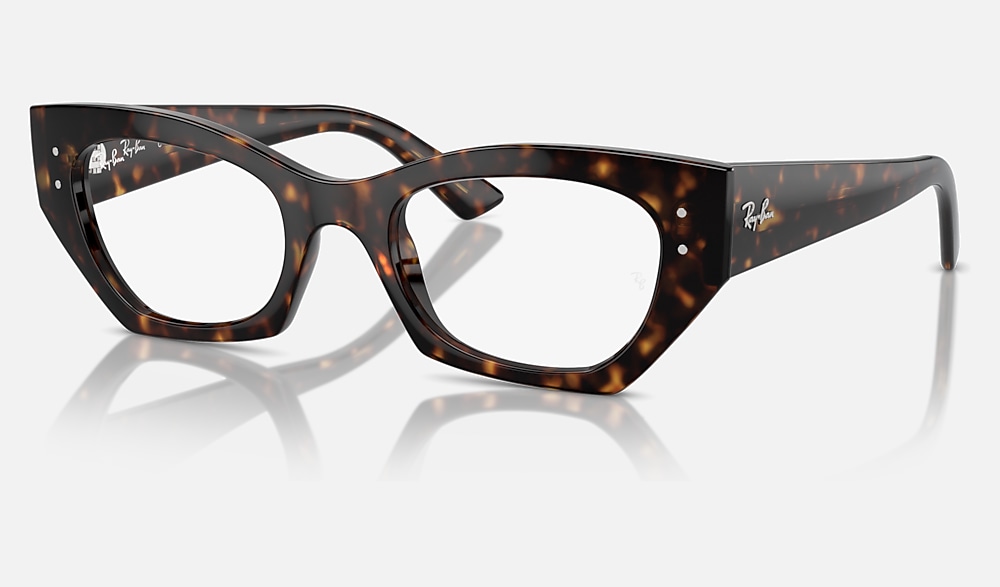 Ray-Ban RB7330F ブラックサングラス ケース付き　アジアンフィット ZENA OPTICS BIO-BASED Eyeglasses with Havana Frame - RB7330F | Ray