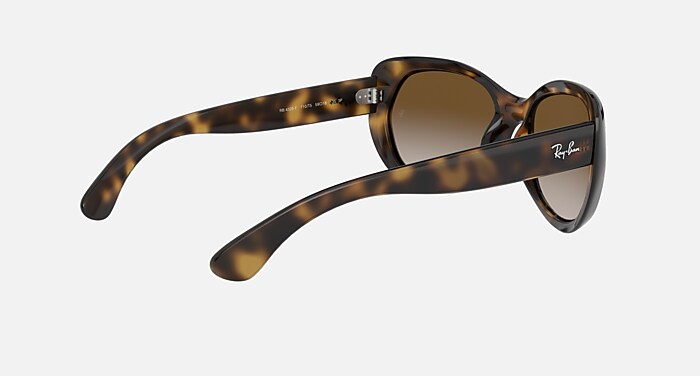 RB4325F Sunglasses in Light Havana and Polarized Brown Gradient