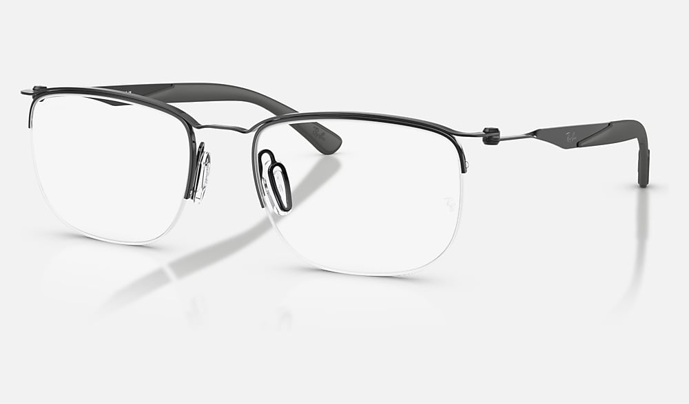Ray-Ban クリア ブラック サングラス 0RX7552__3209__P21__shad__qt.
