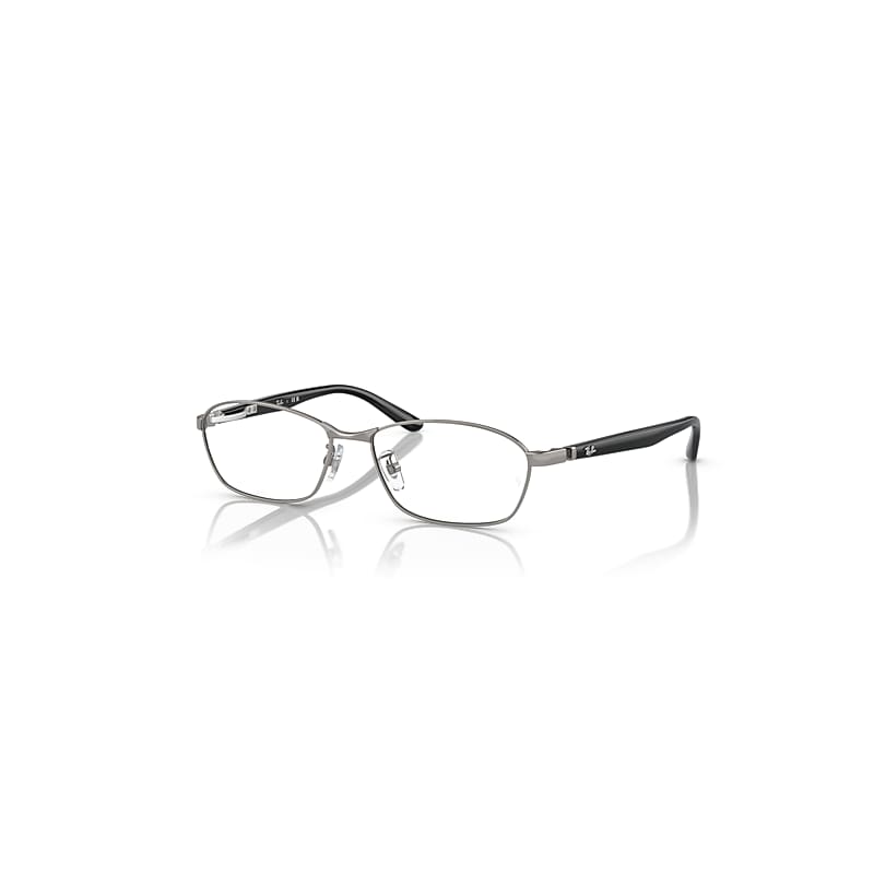 Ray-Ban Eyeglasses Man Rb6502 Optics - Gunmetal Frame Clear Lenses Polarized 55-16