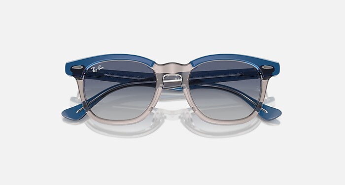 RB9098S KIDS Sunglasses in Top Dark Blue & Brown & Light Grey and