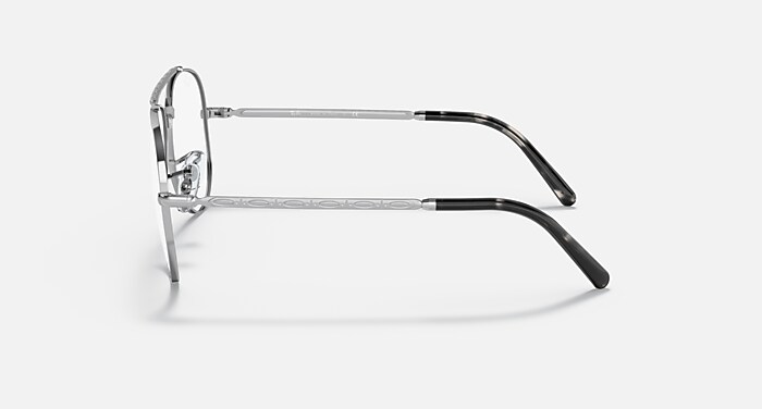 NEW AVIATOR OPTICS ポラライズド（偏光） メガネ シルバー と クリア