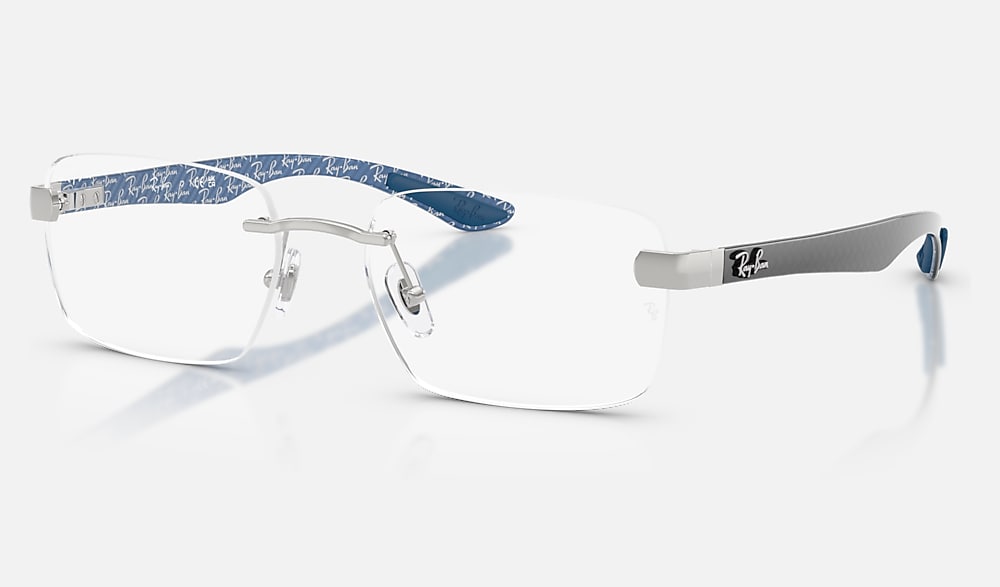 RB8423 OPTICS Eyeglasses with Silver and Clear (54-18) - RB8423