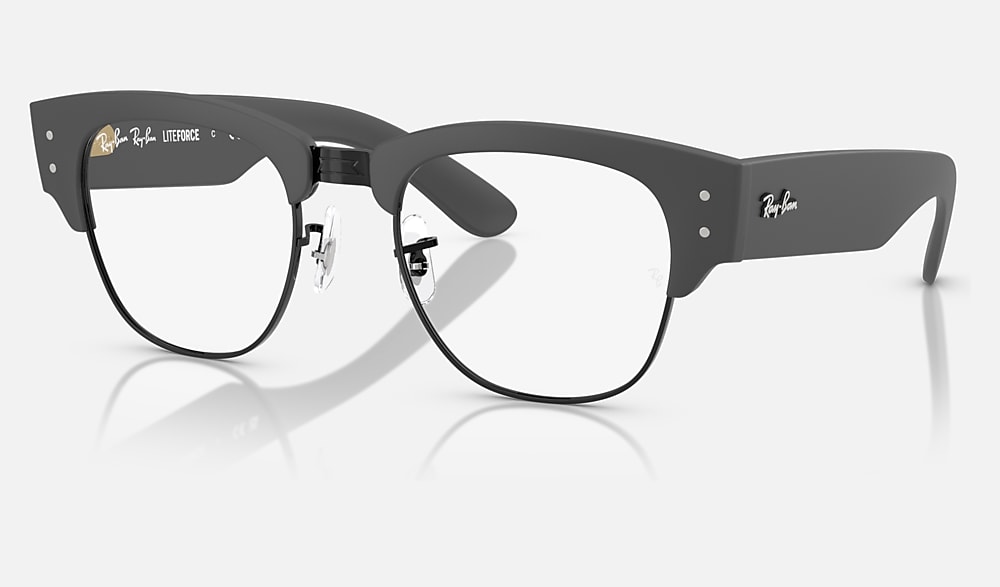 MEGA CLUBMASTER OPTICS LITEFORCE メガネ サンドグレーオンブラック