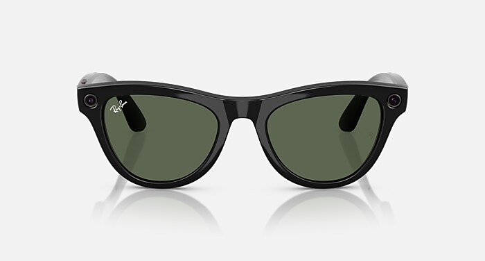 Ray-Ban Skyler 純正レンズ　新品 RAY-BAN META SKYLER - GEN 1 Sunglasses in Black and G-15 Green