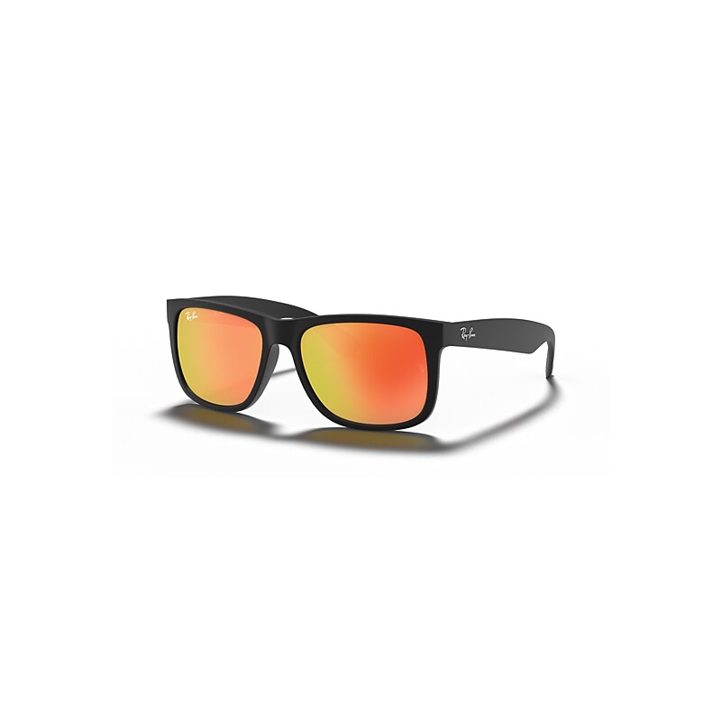 Ray - Ban Men's Red Man Rb4165 Justin 622/6Q Sunglasses Injected Black Squa Normal - Image 4