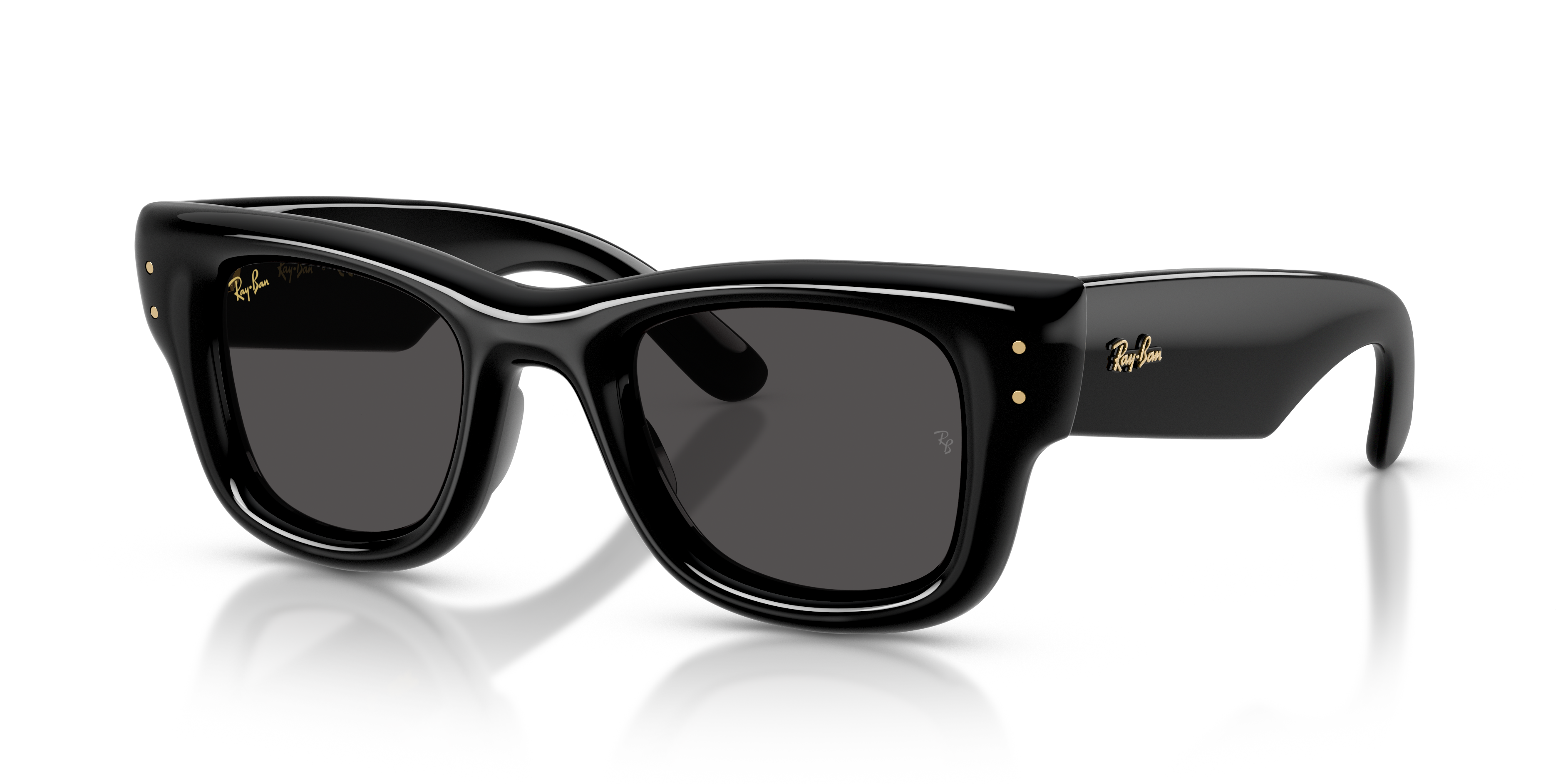 WAYFARER PUFFER Sunglasses in Black and Ultra Black - RB4940 | Ray