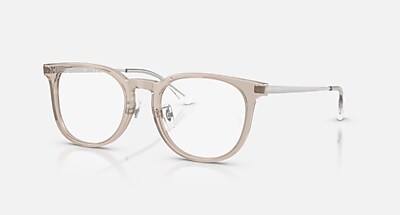RB5453D OPTICS Eyeglasses with Havana and Clear (52-20) - RB5453D
