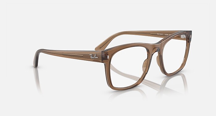 RB7228 OPTICS Eyeglasses with Transparent Light Brown and Clear