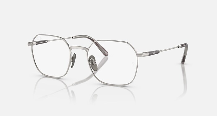 JIM TITANIUM OPTICS Eyeglasses with Silver and Clear (53-20