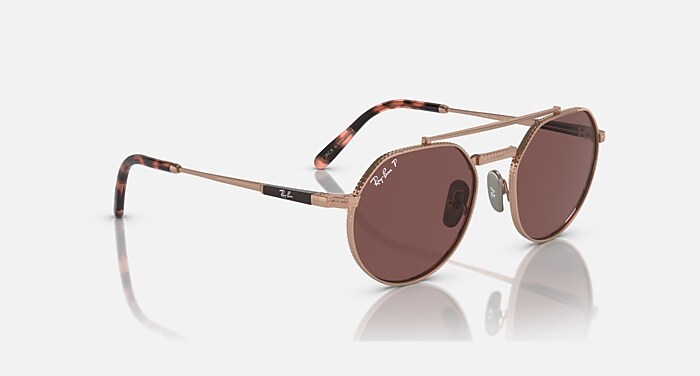 【TARGET】ライジングサン2種、レイピアII JACK II TITANIUM Sunglasses in Rose Gold and Dark Violet