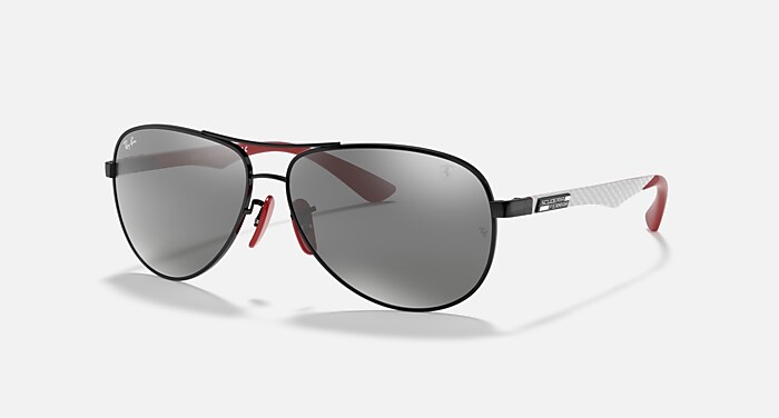 RB8313M SCUDERIA FERRARI COLLECTION Sunglasses in Black and Grey