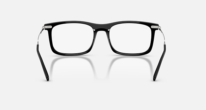 RB7260 OPTICS メガネ ブラック と クリア (54-19) - RB7260F
