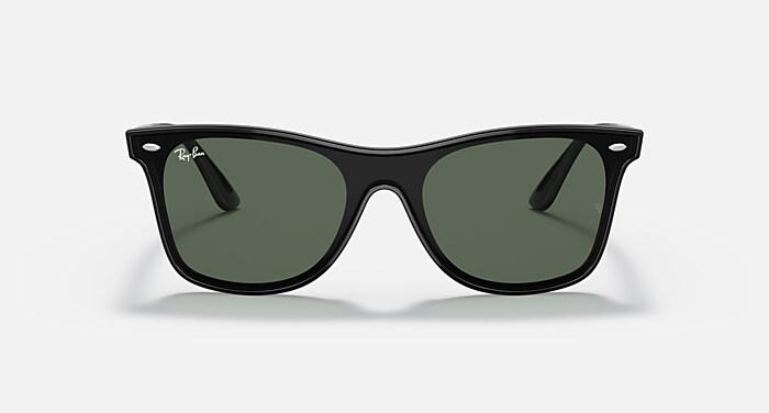 BLAZE WAYFARER Sunglasses in Black and Green (0-141) - RB4440N