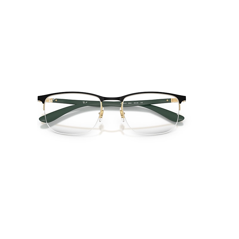 Ray-Ban Rb6513 Optics Optical Sand Green Frame Clear Lenses Polarized 53-20
