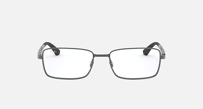 RB6333 Polarized Eyeglasses with Gunmetal and Clear (54-17