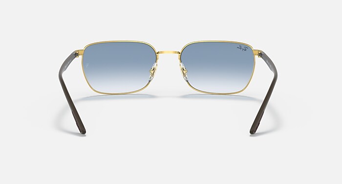 RB3684 Sunglasses in Arista Gold and Light Blue (58-18) - RB3684