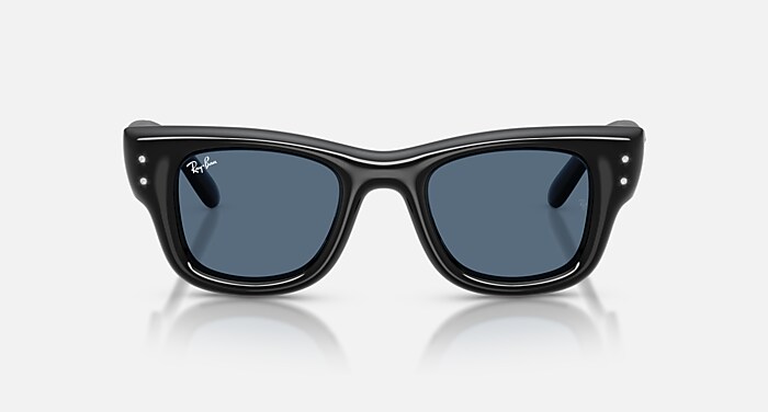 WAYFARER PUFFER CRYSTAL EDITION Sunglasses in Black and Dark Blue