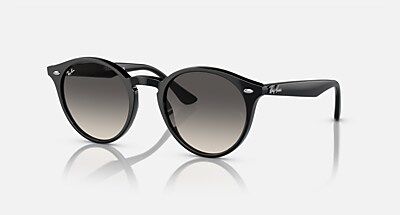 RB2180 Sunglasses in Striped Grey Havana and Grey Classic (49-21