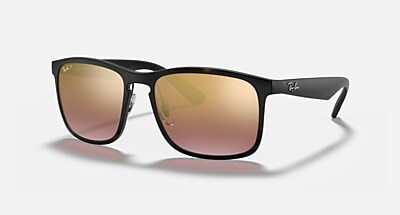 Ray-Ban サングラス　RB4264 601/J0 58 RB4264 POLARIZED+ LENSES Polarized Sunglasses in Black and Blue