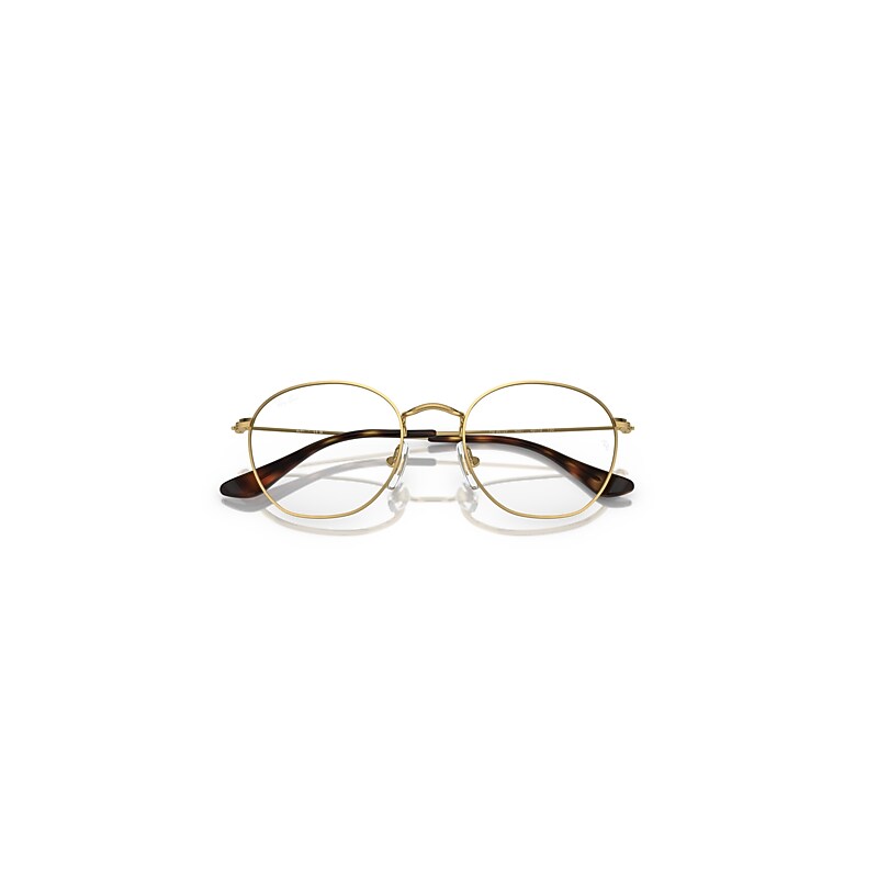 Ray-Ban Rob Optics Kids Optical Arista Gold Frame Clear Lenses Polarized 46-19