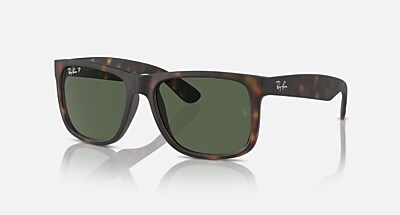 JUSTIN CLASSIC Sunglasses in Black and G-15 Green (54-17