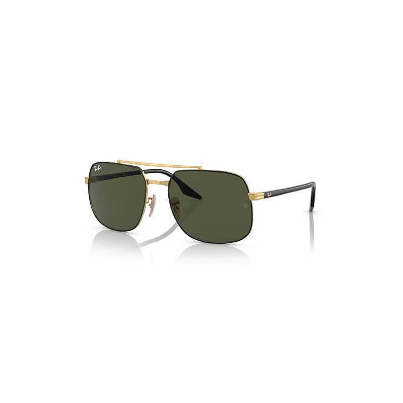 Ray-Ban Sunglasses   - Black Frame Green Lenses 56-18, RB3699