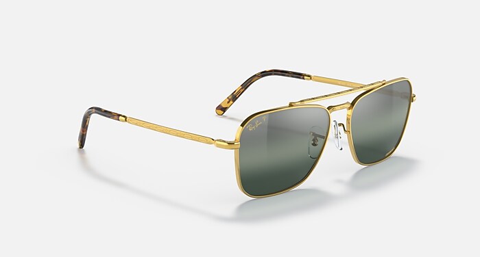 Óculos de Sol NEW CARAVAN POLARIZED+ LENSES em Ouro e Prateado