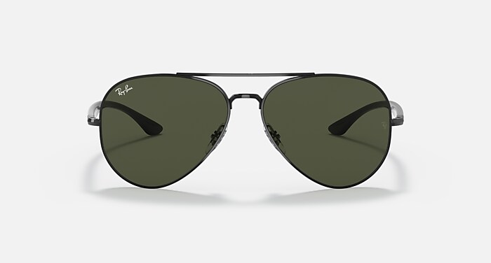RB3675 Sunglasses in Black and G-15 Green (58-14) - RB3675 | Ray
