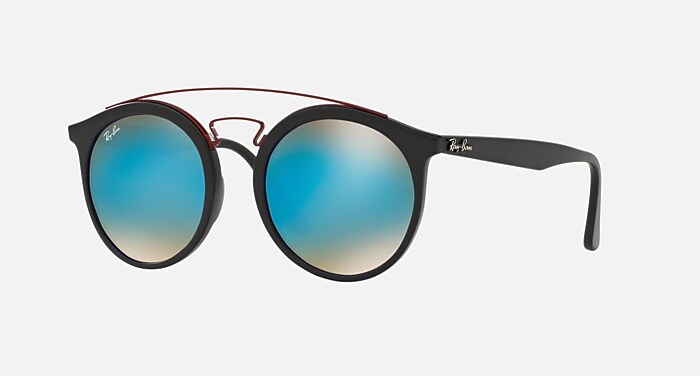 RB4256 GATSBY I Sunglasses in Black and Blue Gradient Flash