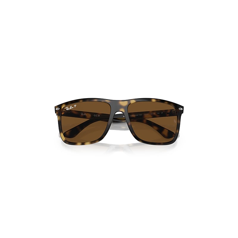 Ray-Ban RB4547 Boyfriend Two Polarized 710/57 Men's Sunglasses Tortoiseshell Size 57