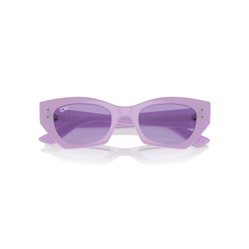 Ray-Ban Zena Bio-based Sunglasses Lilac Frame Violet Lenses 52-22