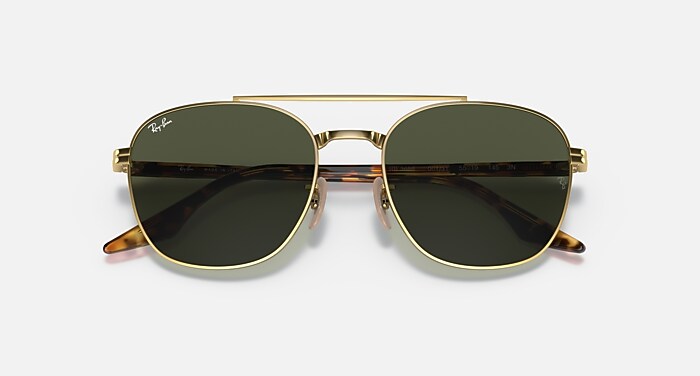 RB3688 Sunglasses in Arista Gold and Green (58-19) - RB3688 | Ray