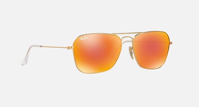 CARAVAN Sunglasses in Gold and Orange Flash - RB3136 | Ray-Ban® ASEAN