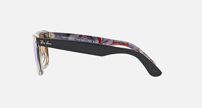 ORIGINAL WAYFARER FLORAL Sunglasses in Grey and Blue Gradient