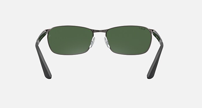 RB3534 Polarized Sunglasses in Gunmetal and G-15 Green Polarized