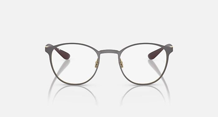 RB6355 OPTICS Eyeglasses with Dark Grey On Gold and Clear (50-20