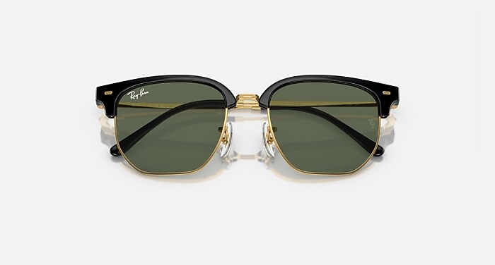 NEW CLUBMASTER KIDS Sunglasses in Black On Gold and Dark Green