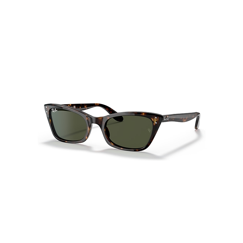 Ray-Ban Sunglasses Women's Lady Burbank - Havana Frame Green Lenses 52-20, RB2299 - Image 1