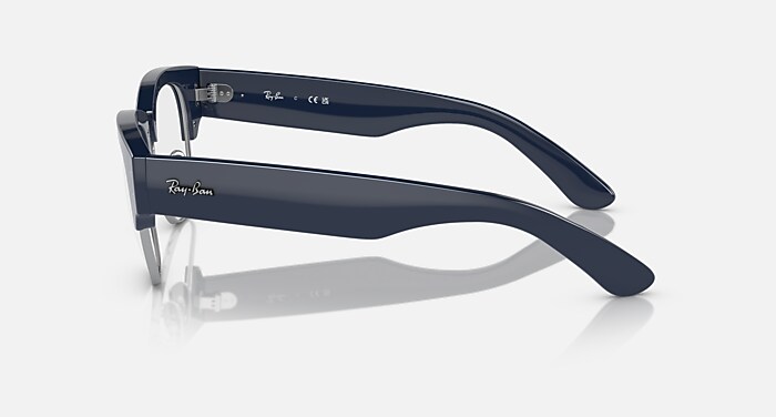 MEGA CLUBMASTER OPTICS メガネ ブルーオンシルバー と クリア (50-21