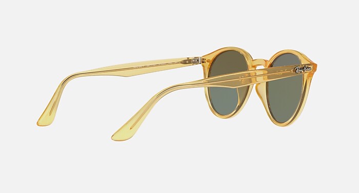 RB2180 Sunglasses in Yellow and Blue/Violet Gradient Mirror