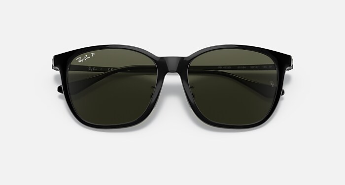 Black 搭G-15 Green Polarized 的RB4333D 太陽眼鏡- RB4333D | Ray-Ban