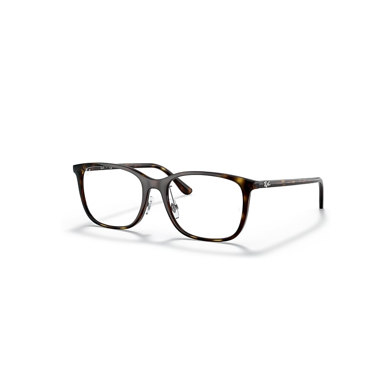 Ray-Ban Eyeglasses Unisex Rb7168d - Tortoise Frame Demo Lens Lenses 55-18