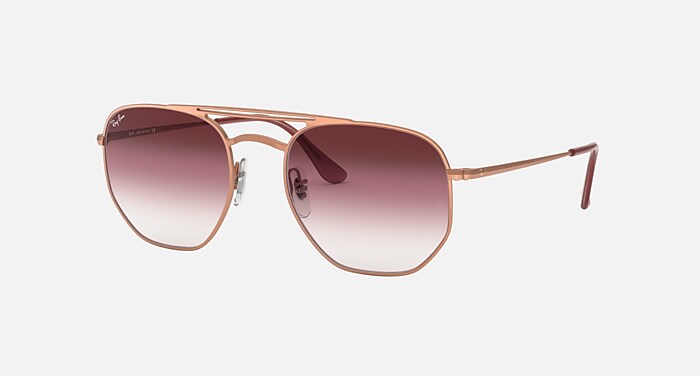 RB3609 Sunglasses in Bronze-Copper and Brown/Pink Gradient Mirror