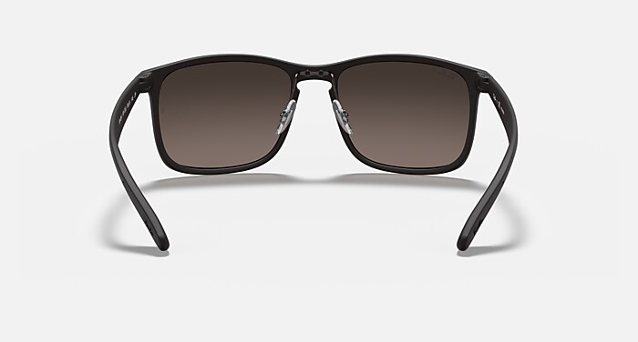 RB4264 POLARIZED+ LENSES Sunglasses in Black and Silver Polarized+