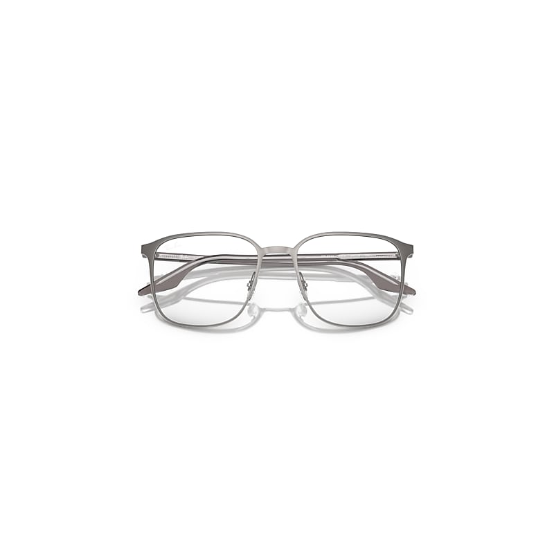 Ray-Ban Rb6512 Optics Optical Grey Frame Clear Lenses Polarized 54-19