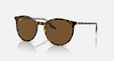 RB2204 Sunglasses in Striped Blue & Green and Blue Vintage