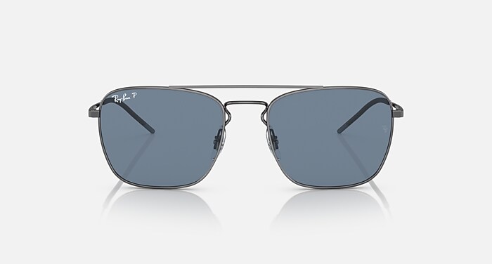 RB3588 Polarized Sunglasses in Gunmetal and Dark Blue Polarized